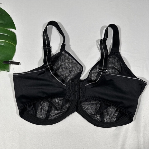 NEW Freya [ 36K US ] Hero Underwired‎ Side Support Plunge Bra in Black - Picture 6 of 11